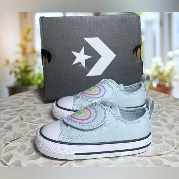 Converse Chuck Taylor All Star CTAS Toddler Baby One Strap Sneakers Shoes - Picture 16 of 16